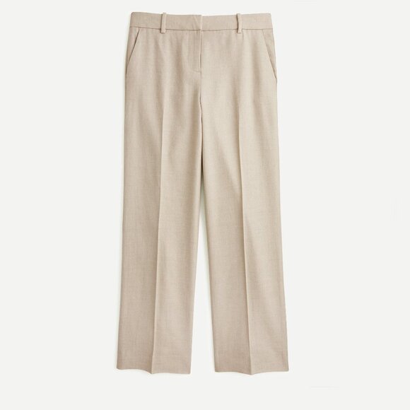 NWT Womens Size 10 10x26 J. Crew Peyton Crop Pant in Stretch Linen NEW - Picture 1 of 4